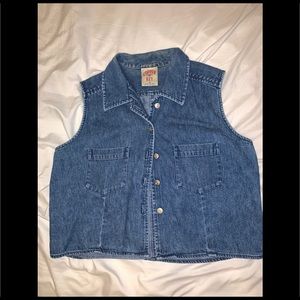 Vintage jean button down